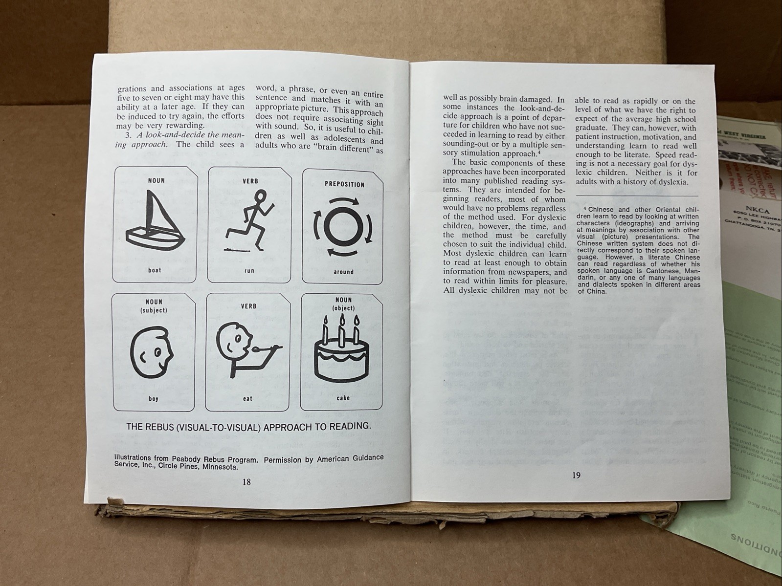 1978 Scottish Rite Programs For Aphasic & Dyslexic Children Booklet B68