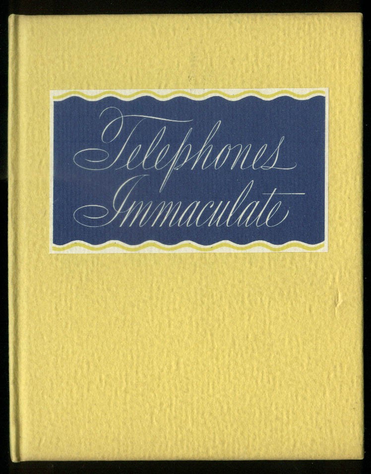 Telephones Immaculate: Hygienic Phone Service of New York book 1939