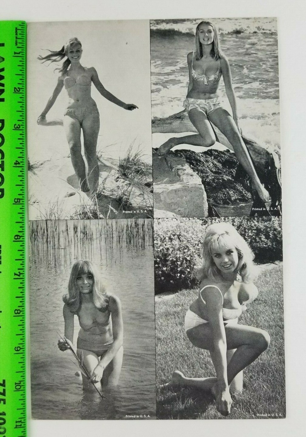 Vintage 1950’s Pinup Risque Girls Women Uncut Sheet Arcade Cards
