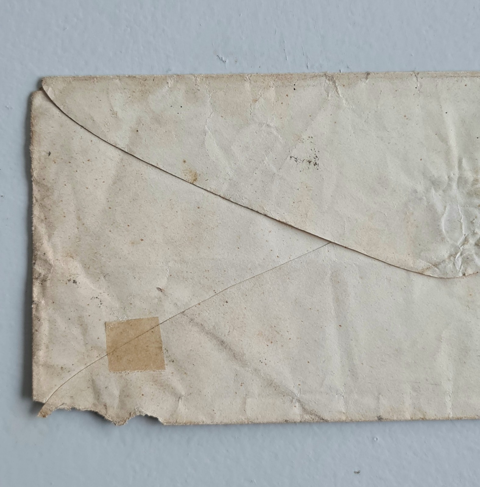 Vintage Letter Envelope For A Tutor 19th Century Stamp NAPOLEON III