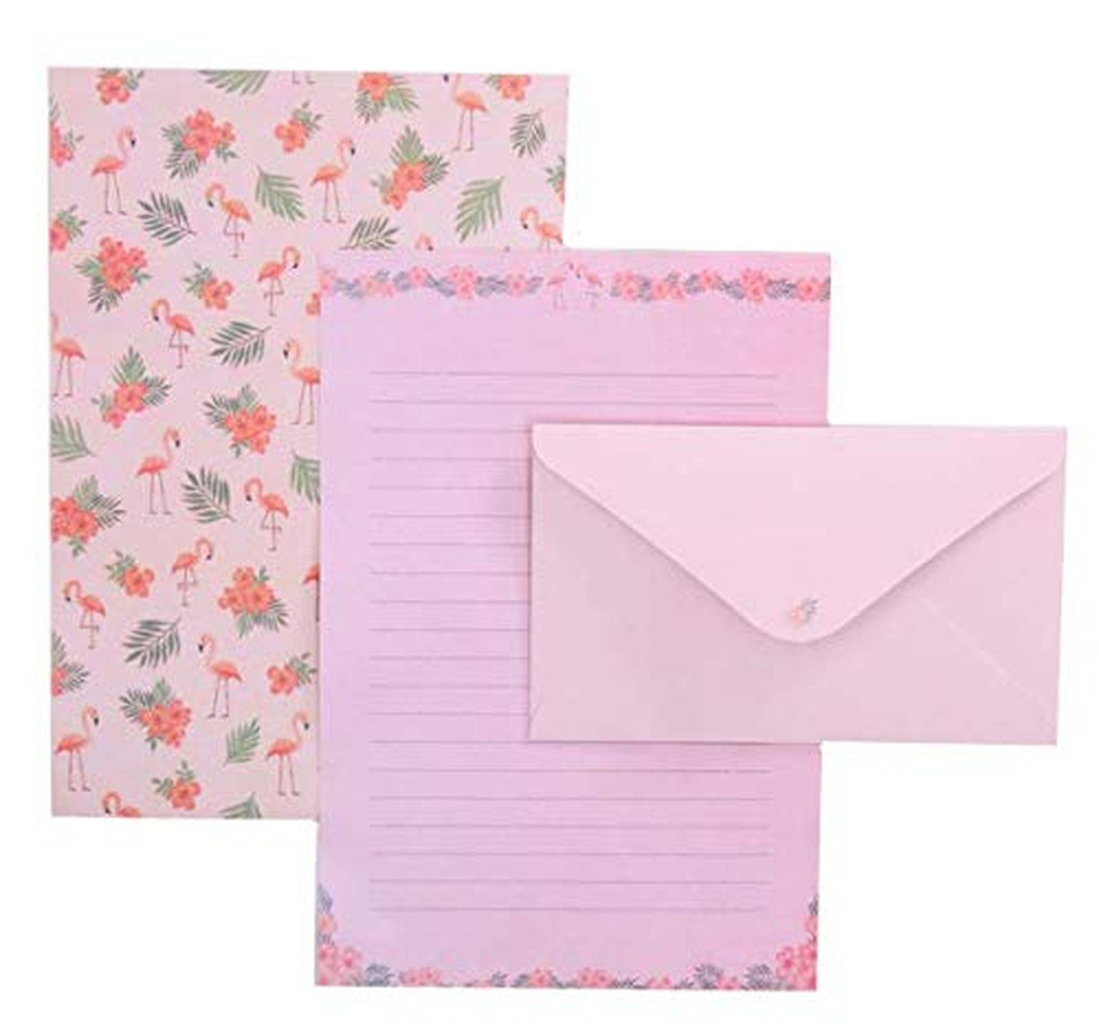 36 Pcs Lovely Letter Paper Lined Stationery Paper with 18 Pcs Envelope Writin…