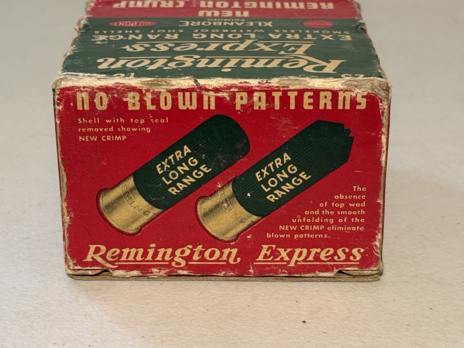 REMINGTON 16 Ga Extra Long Range New Rem Crimp Shotgun Shells – EMPTY BOX