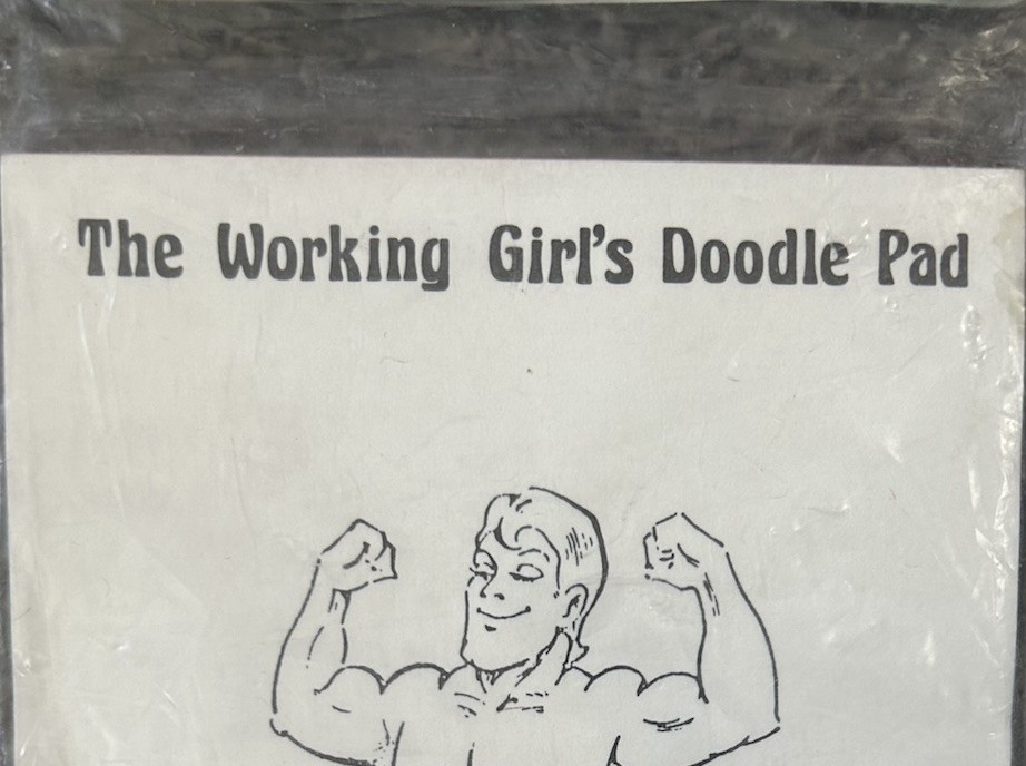Vintage 1979 Working Girl’s Doodle Pad NOS Office Gag Gift Panoramic Sales Corp