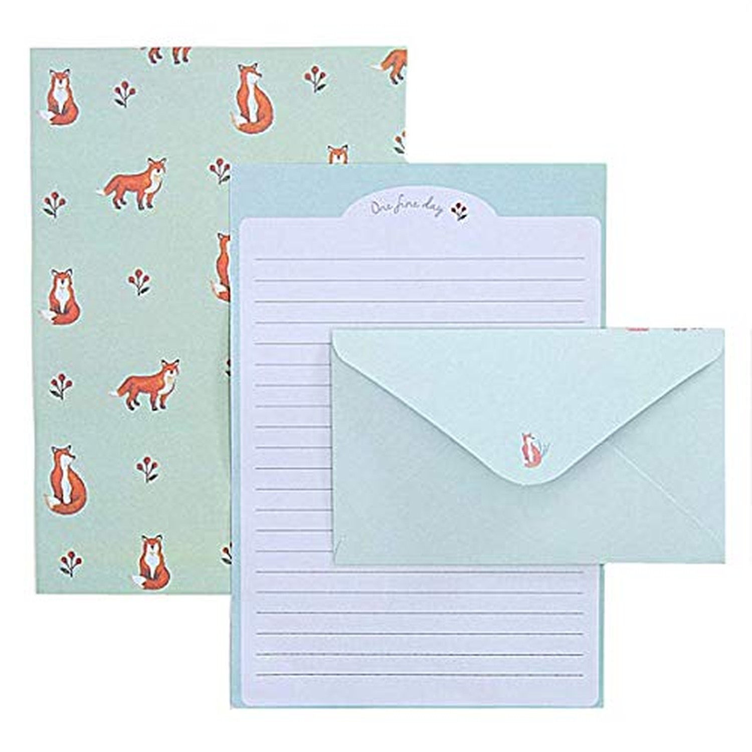 36 Pcs Lovely Letter Paper Lined Stationery Paper with 18 Pcs Envelope Writin…
