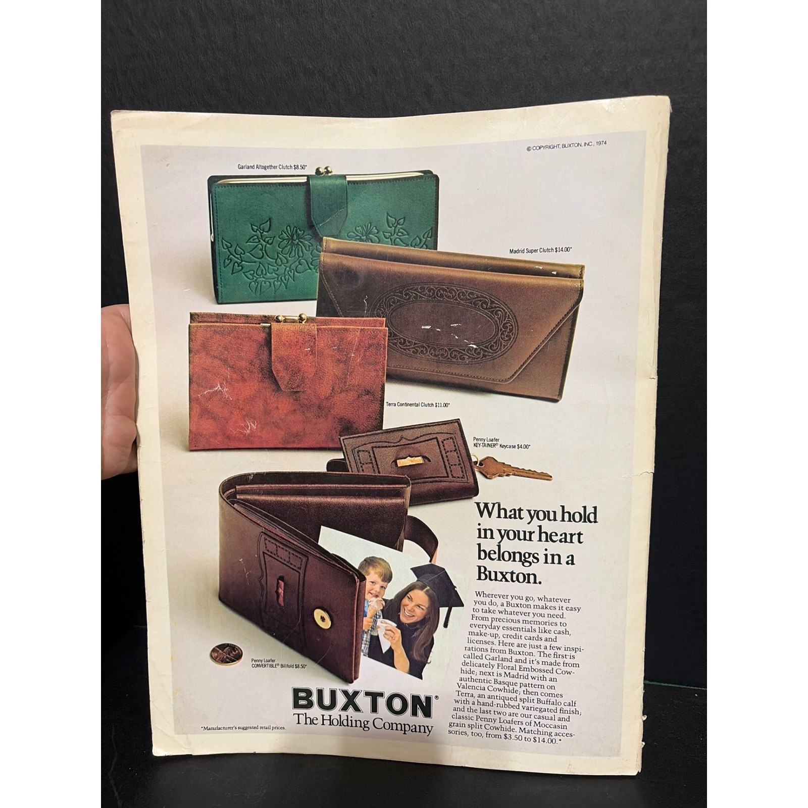 Seventeen Magazine August 1974 Back-to-School Issue w/ JCPenney Catalog Insert