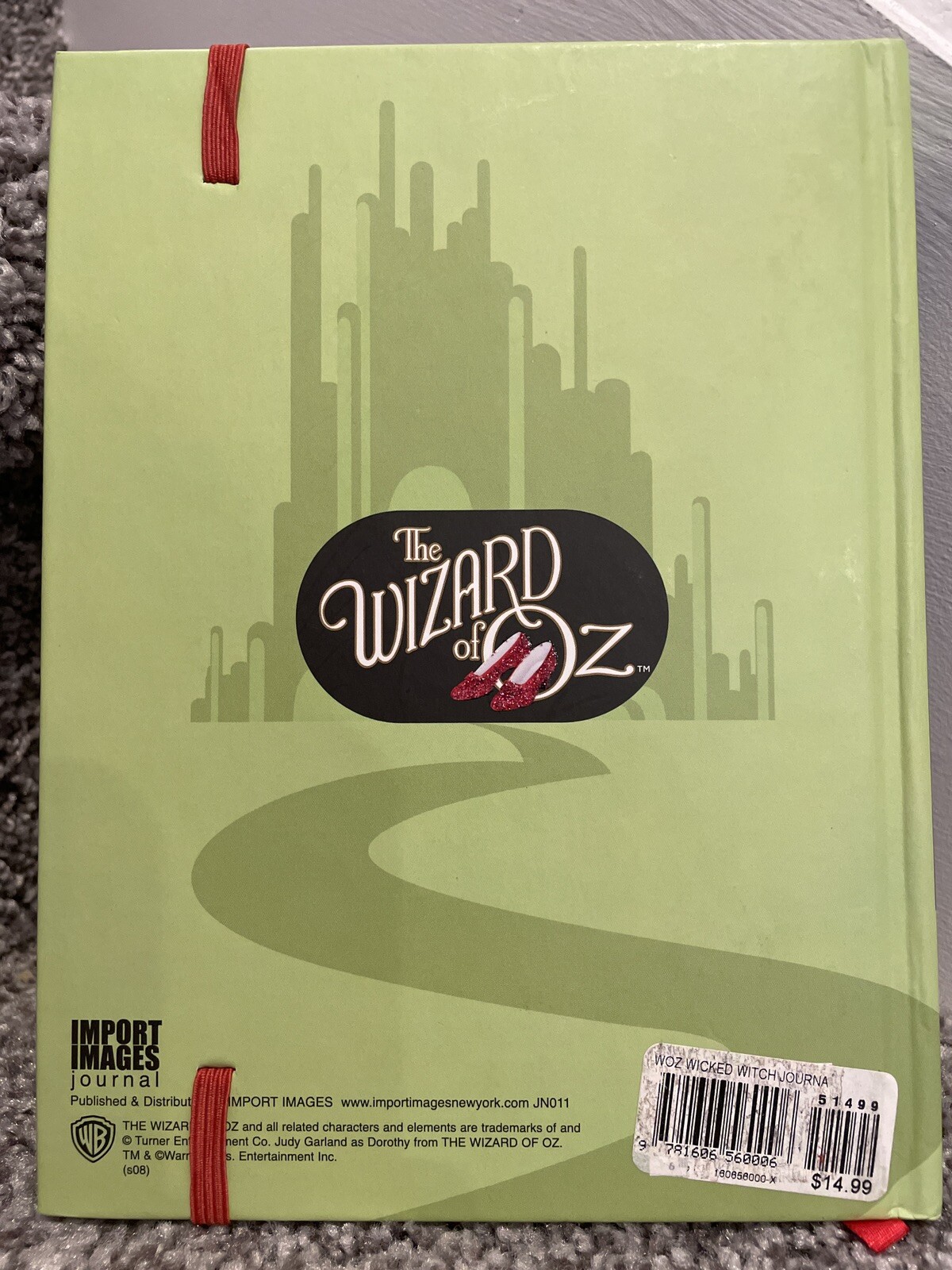 The Wizard of Oz Wicked Witch Of The West – Lined Journal By Import Images RARE!