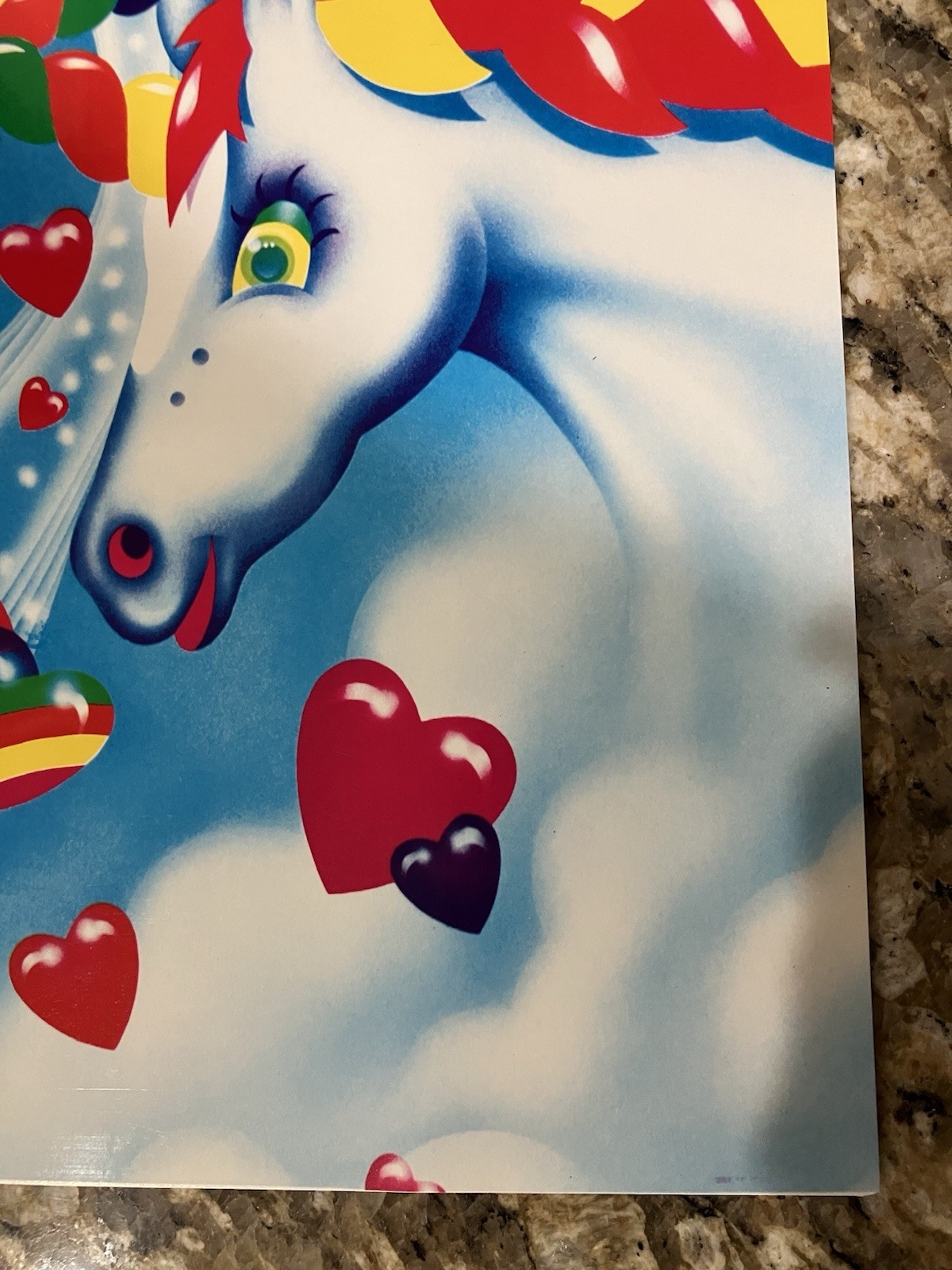 Lisa Frank Vintage 80’s Poster Book Unicorn Hearts 12 Posters New RARE