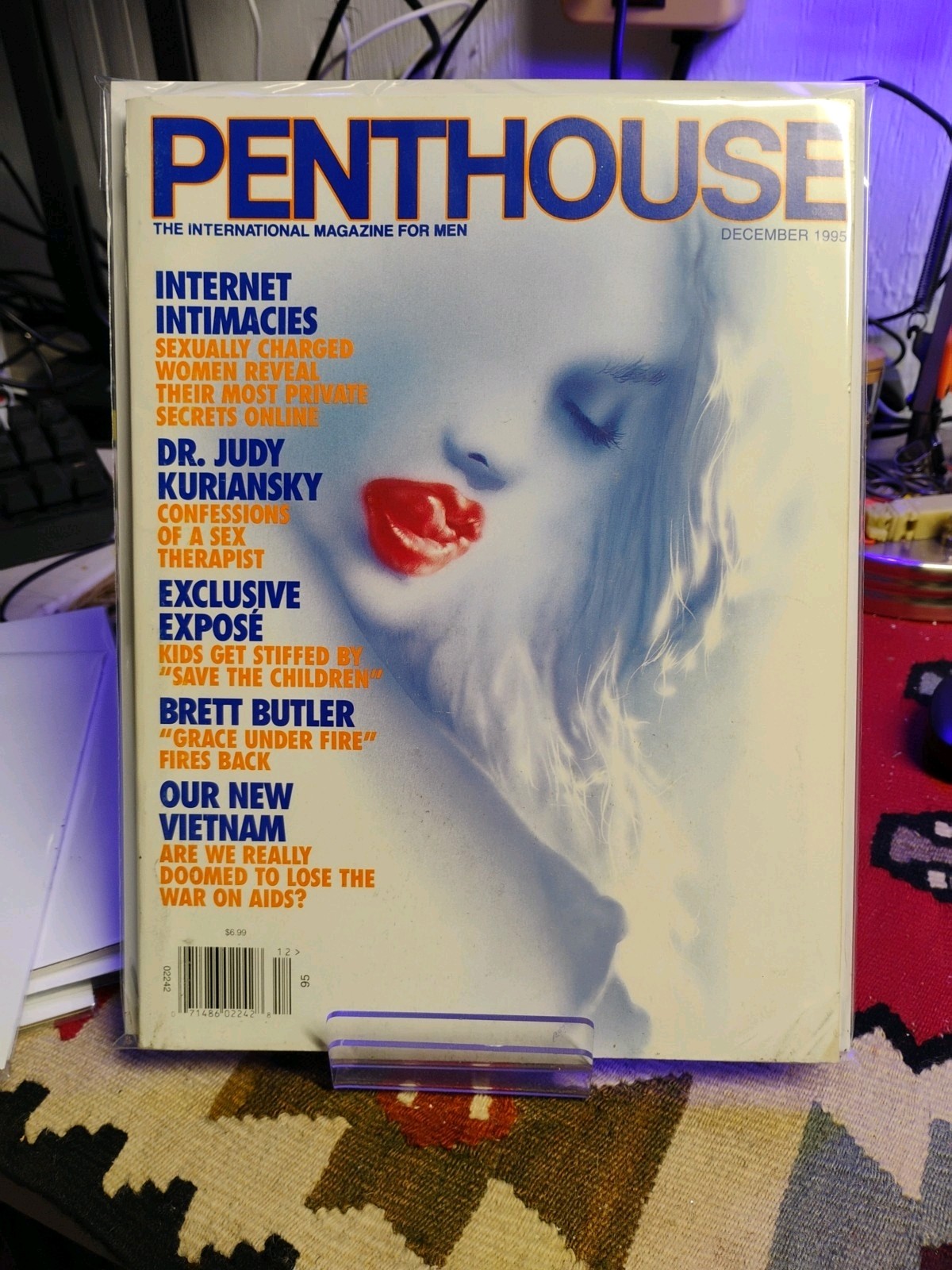 Penthouse Magazine December 1995 • Pet Nikki Tyler • Brett Butler Rare