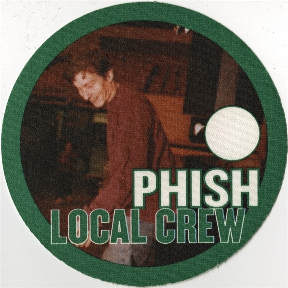 Phish 2000 Farmhouse concert tour Pete Schall Local Crew Backstage Pass