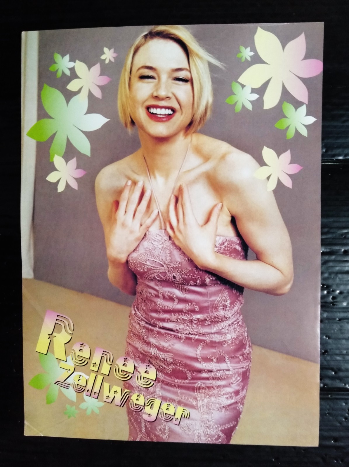Renee Zellweger Johnny Depp Vintage Thailand ONLY 1 COLOR PAGE MEGA RARE!!!