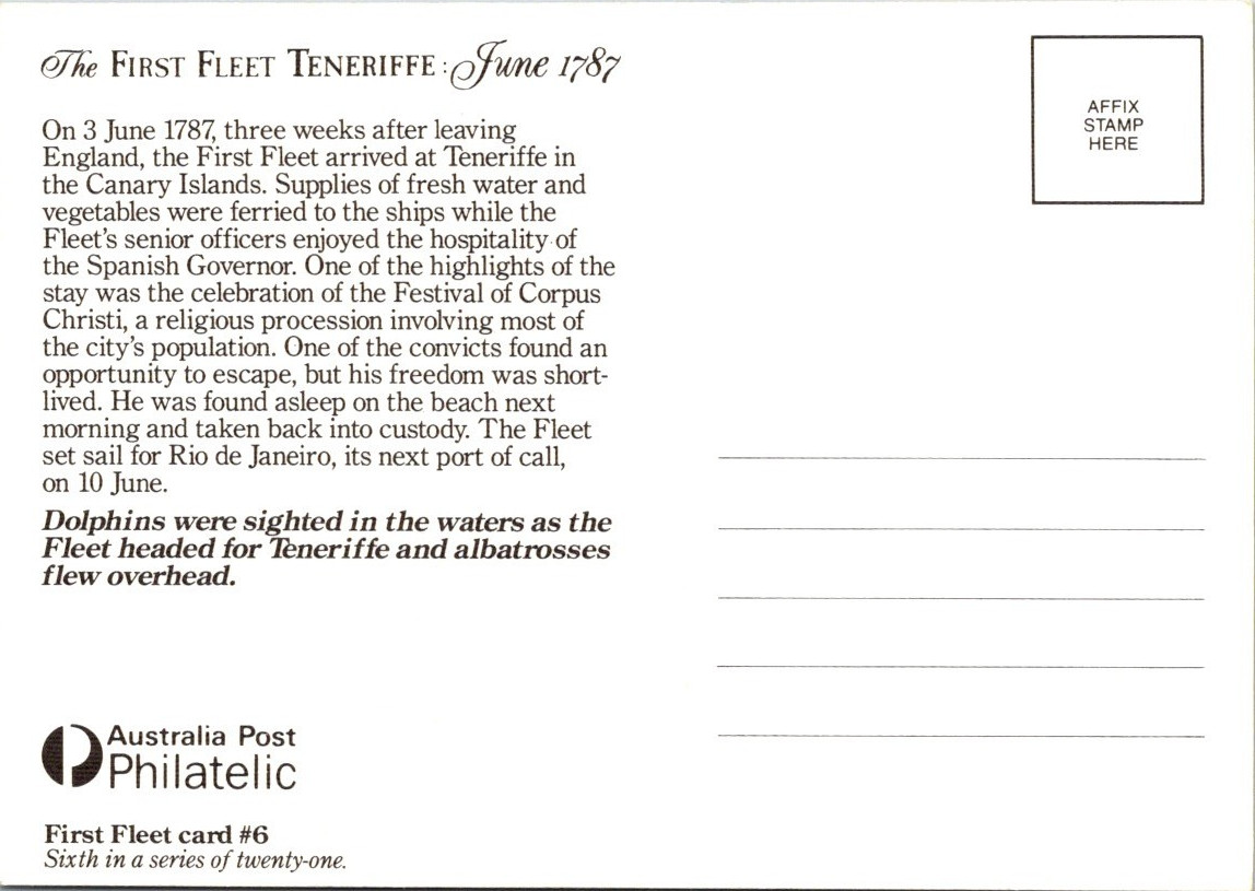 (1273) 24-7-2025 – Australia – selection of 5 early maxicard (First Fleet) B
