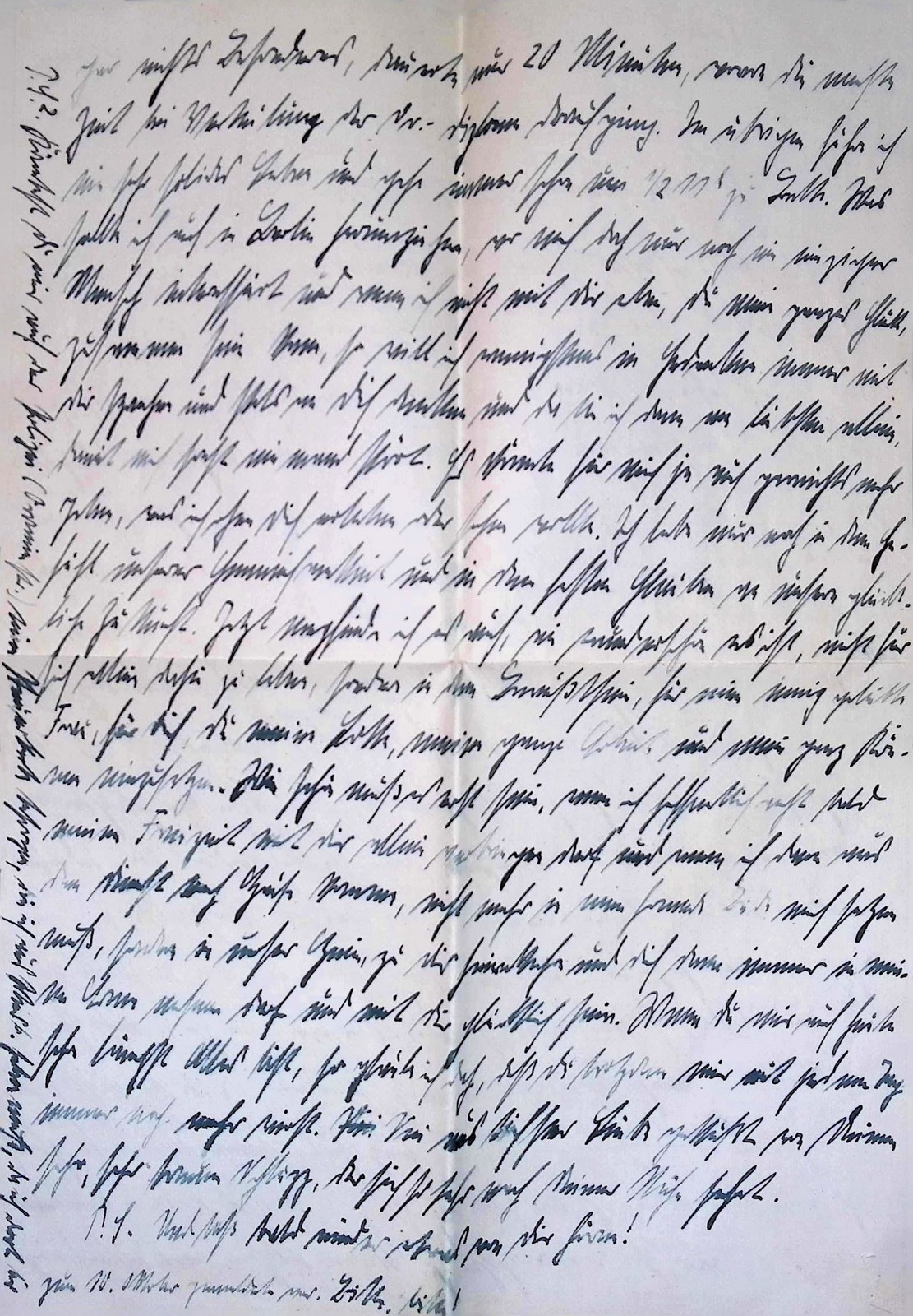 1932 Berlin Love Letter Sütterlinschrift Weimar Republic Correspondence Envelope