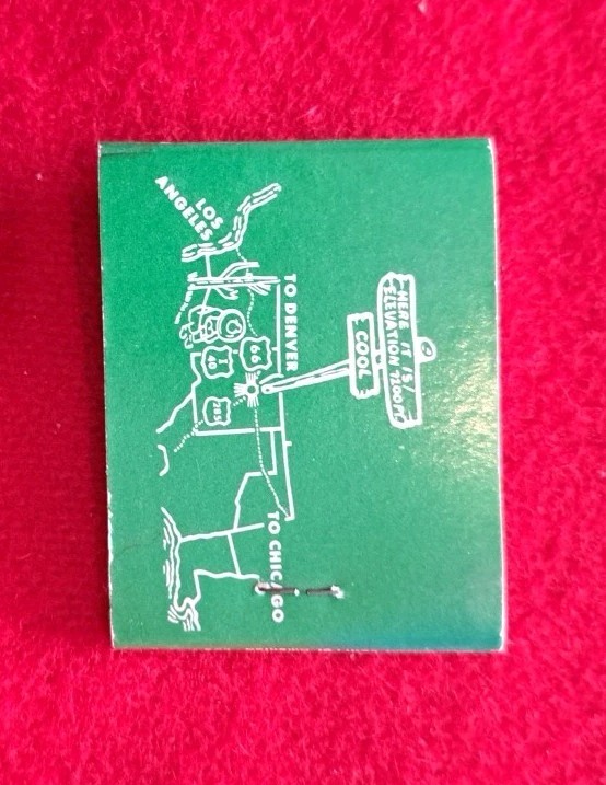 Clines Corners Matchbook 1970s New Mexico Vintage Unstruck