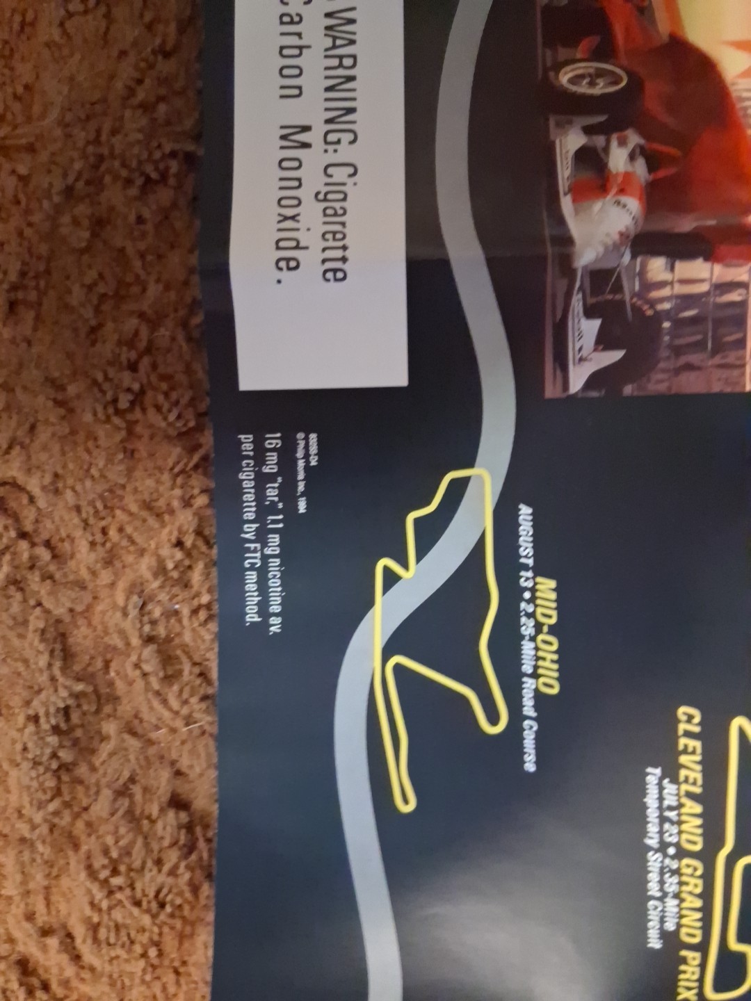 Marlboro 1995 Racing Guide Poster 1994 Team Penske Indy 500 large 20″x28″