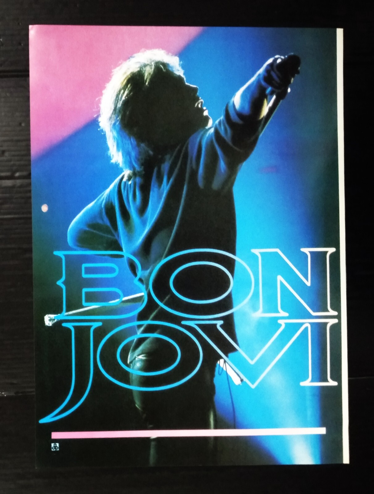 C2429 Bon Jovi Vintage Thailand ONLY 1 COLOR PAGE MEGA RARE!!!