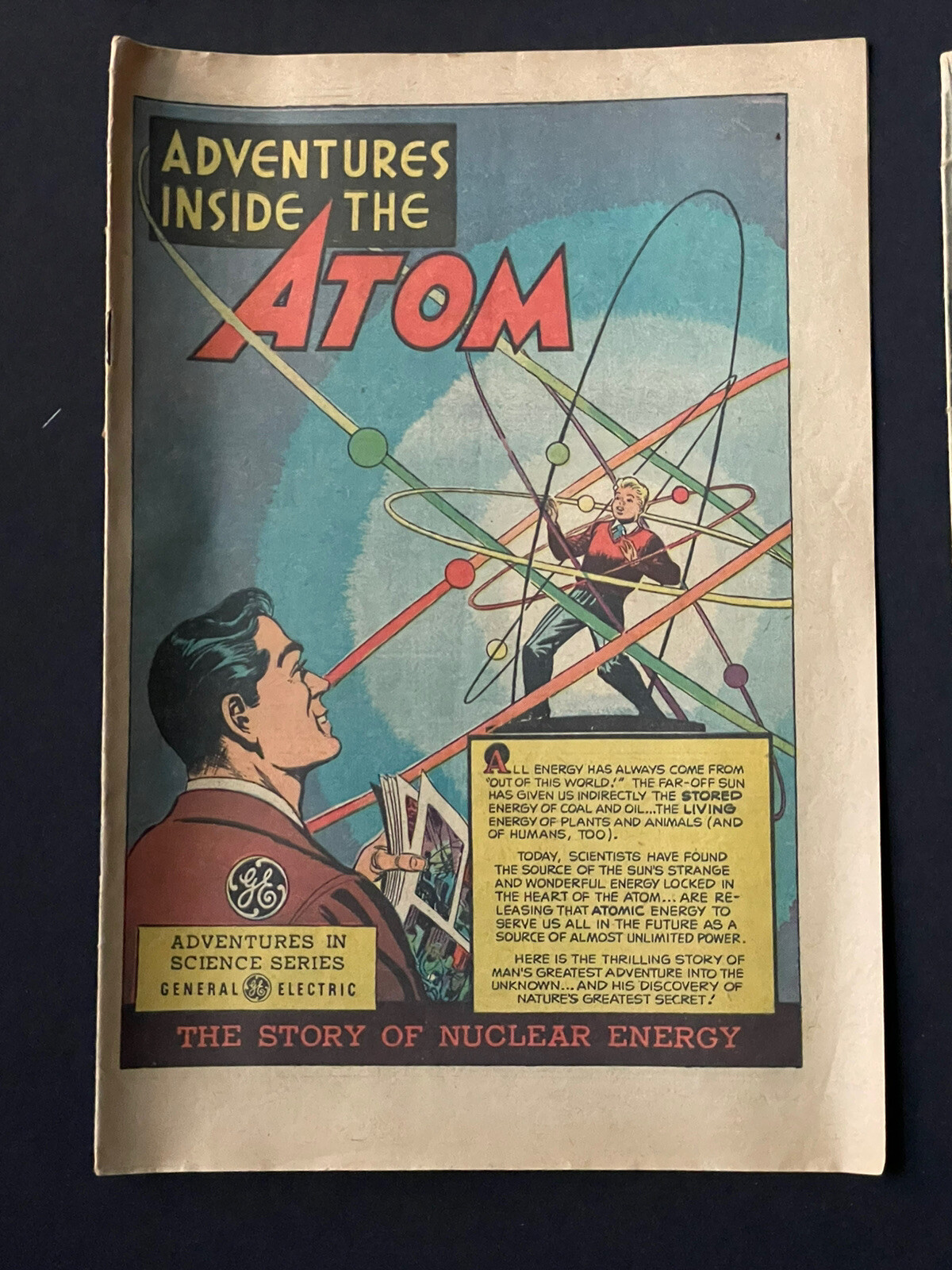 Vintage COMIC BOOKS General Electric SCIENCE American RAILROADS Atom Electronics