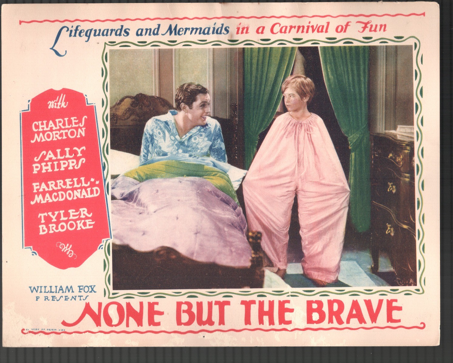 None But the Brave 11″x14″ Lobby Card Charles Morton Billy Butts
