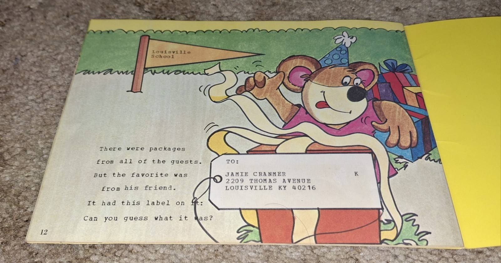 Vintage 1974 My Birthday Dream 12 Page Mailed Booklet