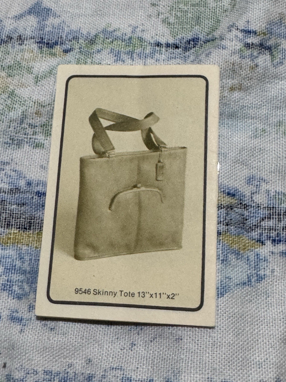 Vintage 1978 Coach Leatherware Paperwork Catalog Registration Muslin Bag 1970s