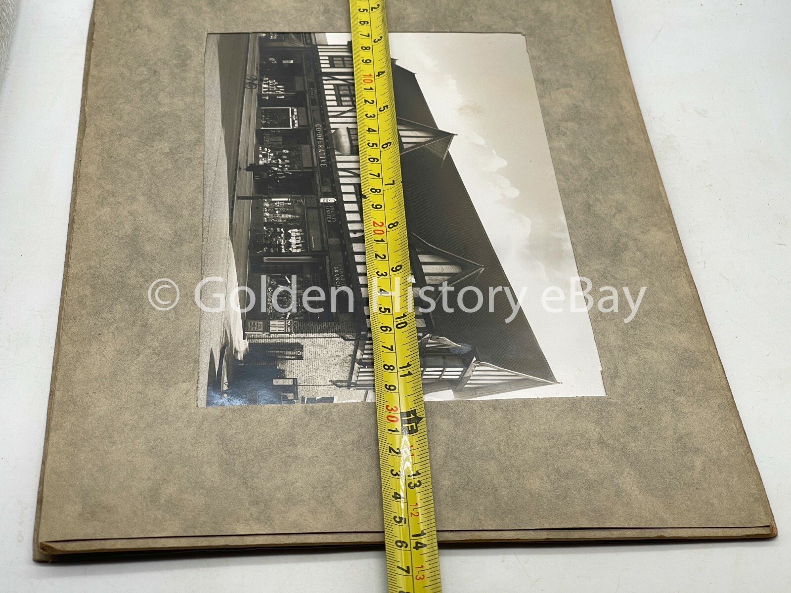VINTAGE CO-OP SOCIETY SHOP FRONT PHOTO PHOTOGRAPH CHINGFORD MIDDLESBOROUGH