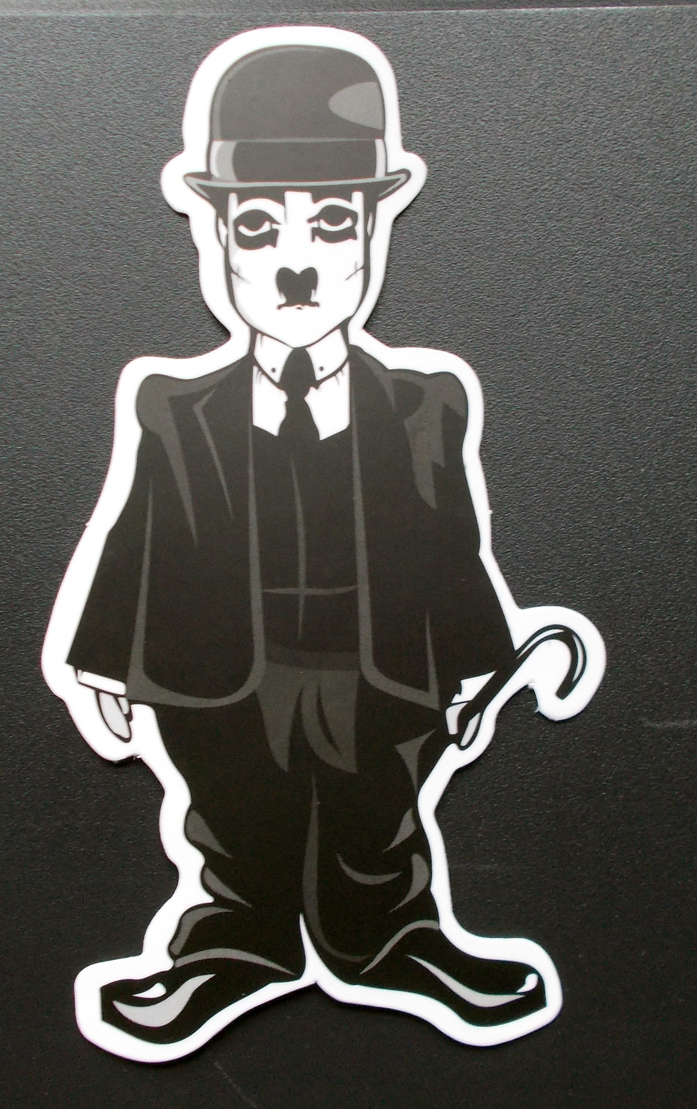 Sticker Decal Matte Look “Chaplin” Laptop, Smartphone, Skateboard, Stickerbomb