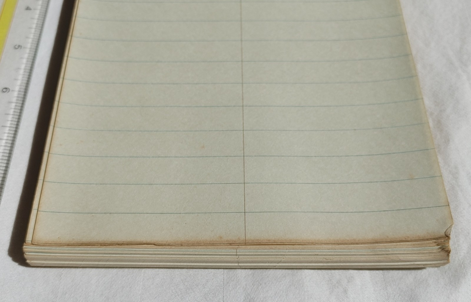 Vintage NATIONAL Brand 80 Leaf Tumbler Spiral Bound Lined Notebook 36-737 1970s