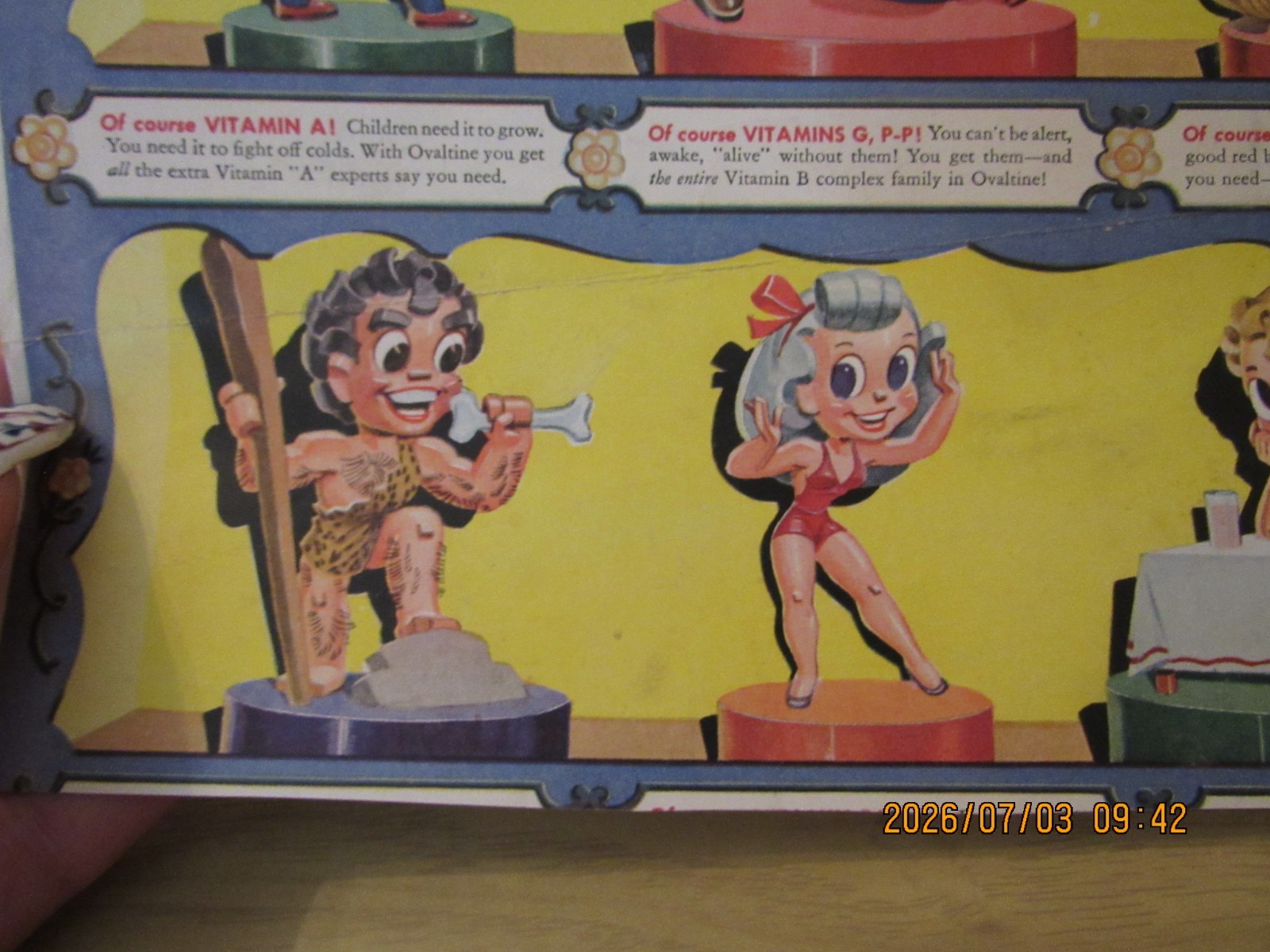 VTG Lithograph Children’s Vitamins Advertisement