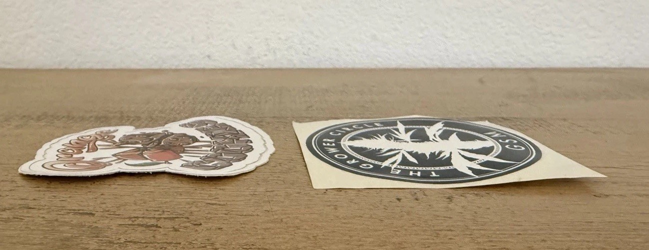 Marijuana Orange Cookies And The Grower Circle GSM Stickers