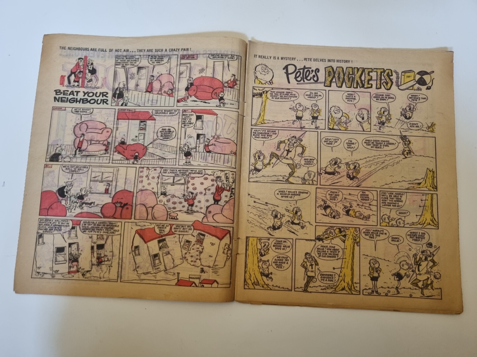 Knockout Comic IPC Magazines British Weekly Comic 21st October 1972