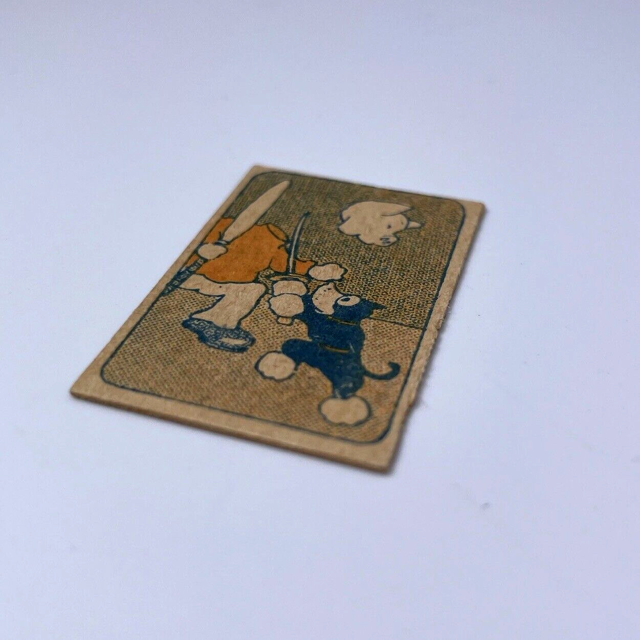 Norakuro Vintage Super rare card Mini menko japanese No,3