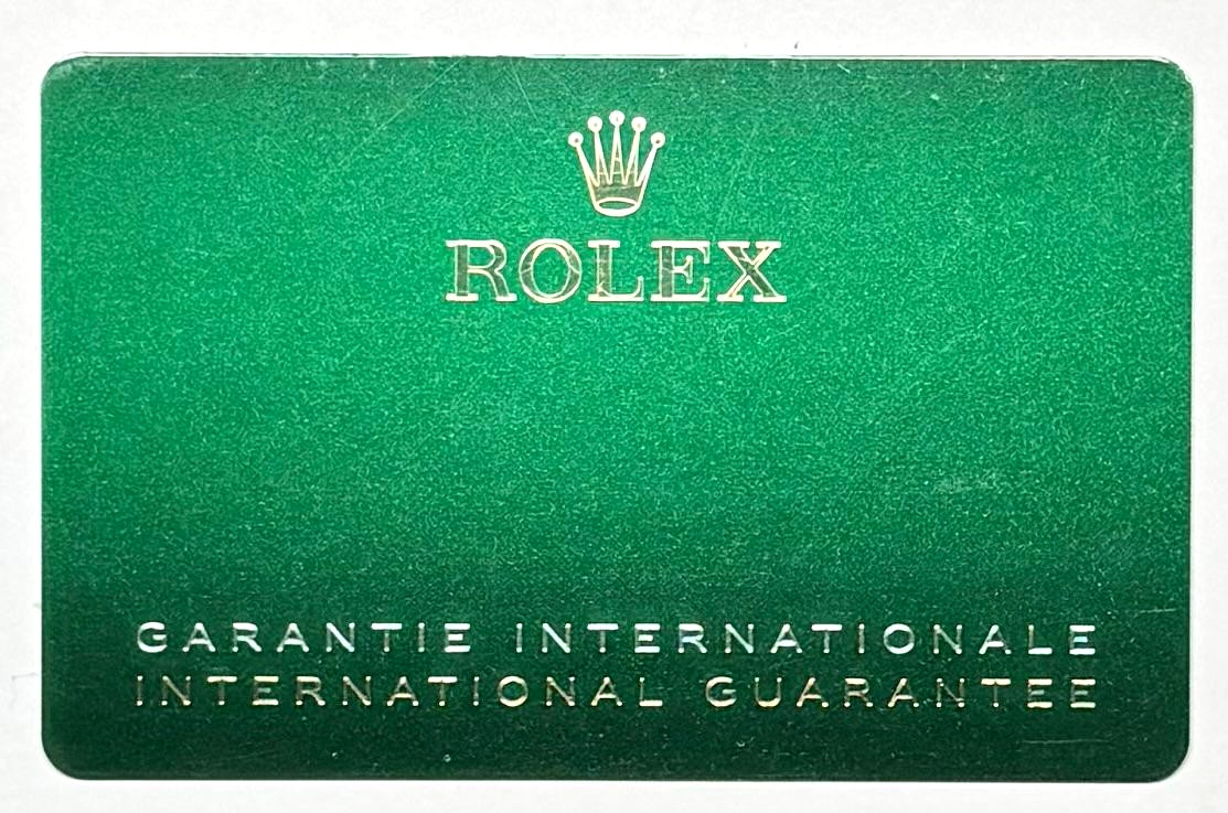 Rolex 126660 Deepsea Sea-Dweller Warranty Certificate Guarantee 2020 3 Serial