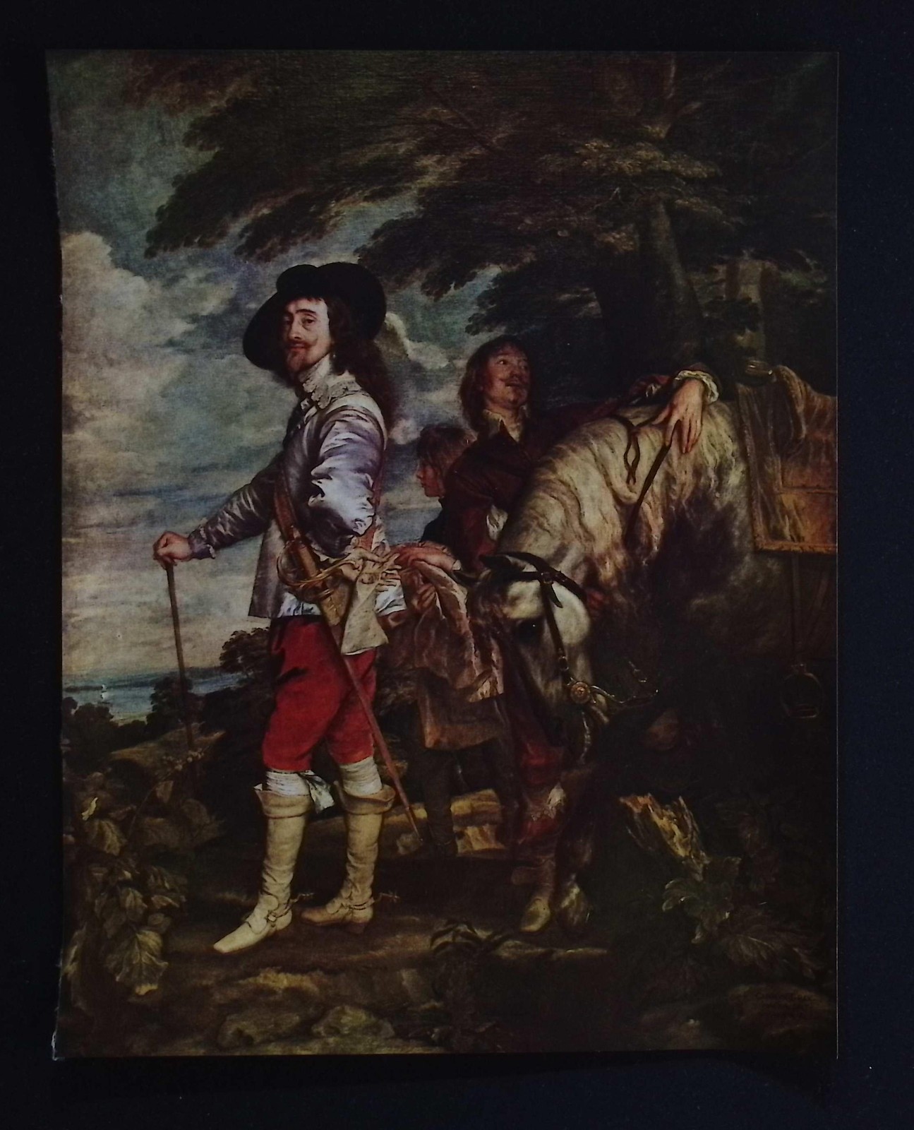 Charles I – Sir Anthony van Dyck – Louvre Flemish School Print