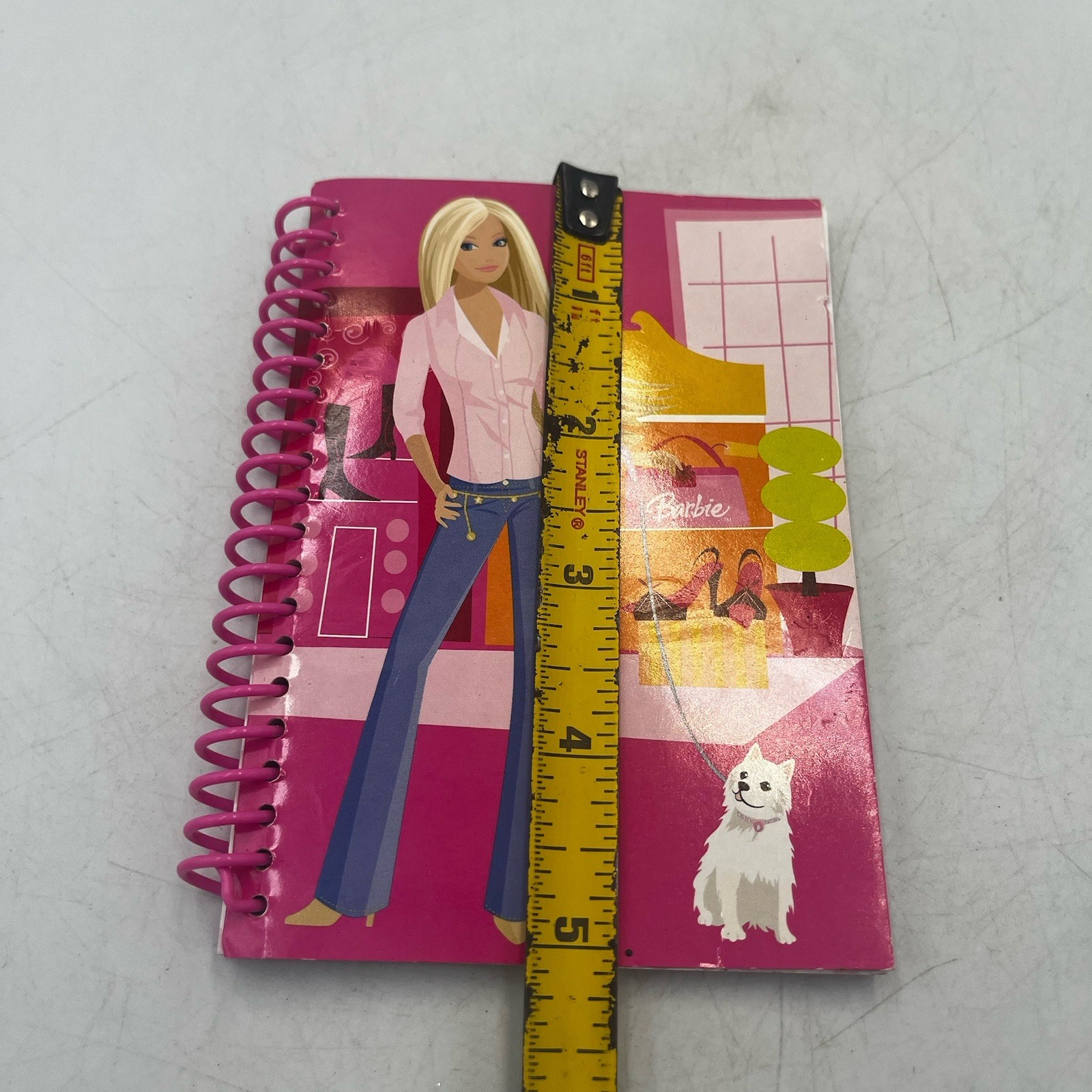 Vintage 2007 Pink Barbie Pocket Address Book Mattel Animations Brand RARE