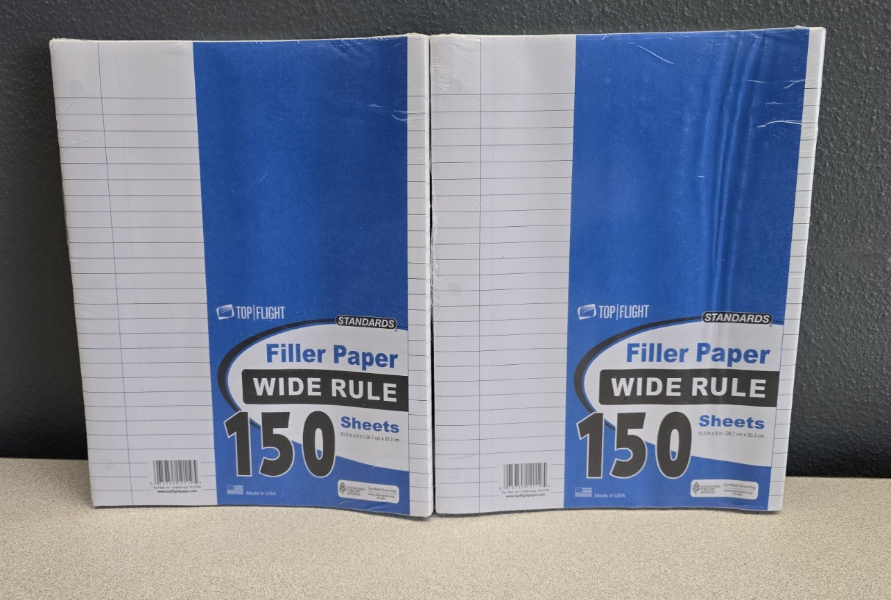 VTG Looseleaf Paper & Notebooks Pads Lot Of 7 USA Old Fashioned Retro Lined