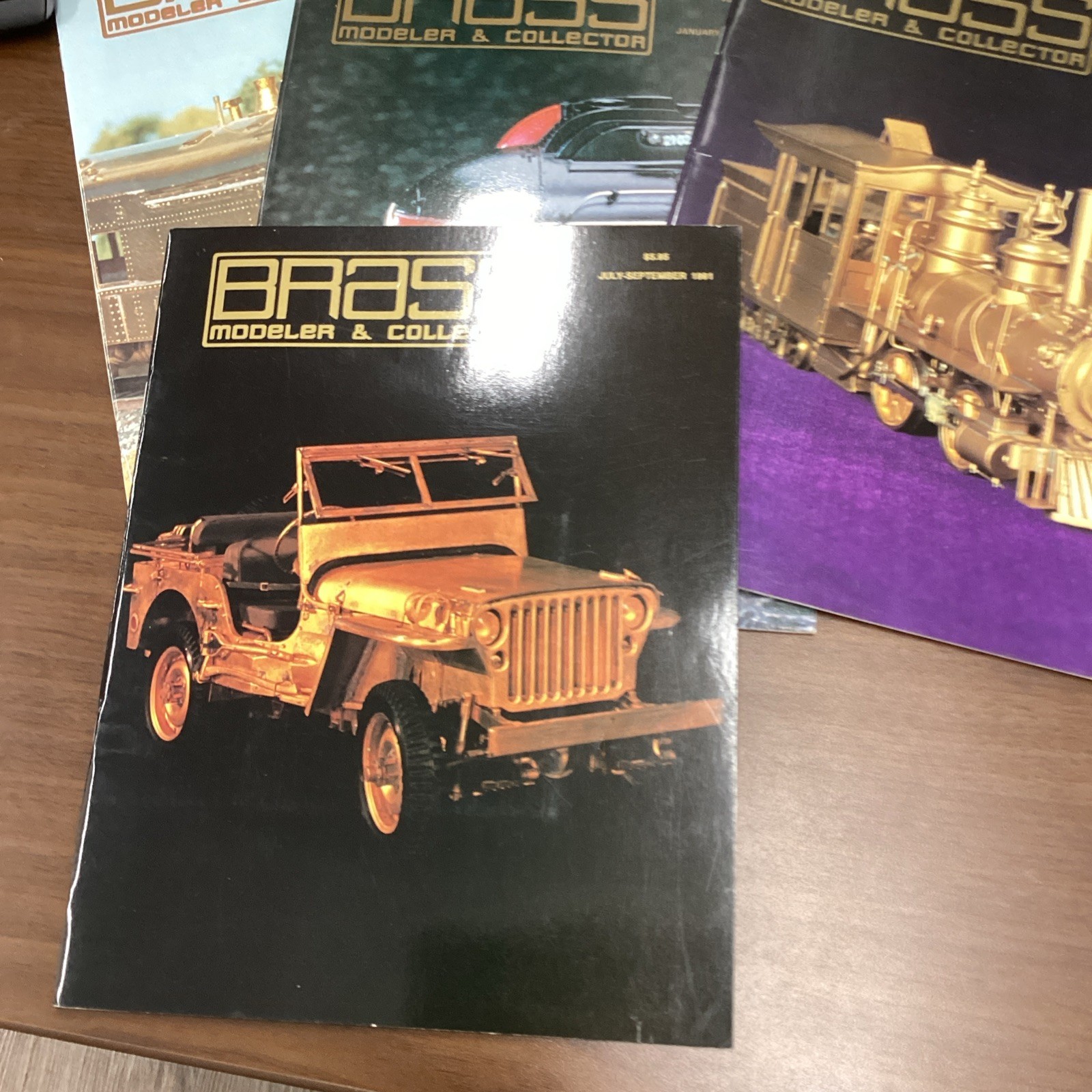 5 Issues Brass Modeler & Collector Magazine Complete 1991 & 1992 Really Nice