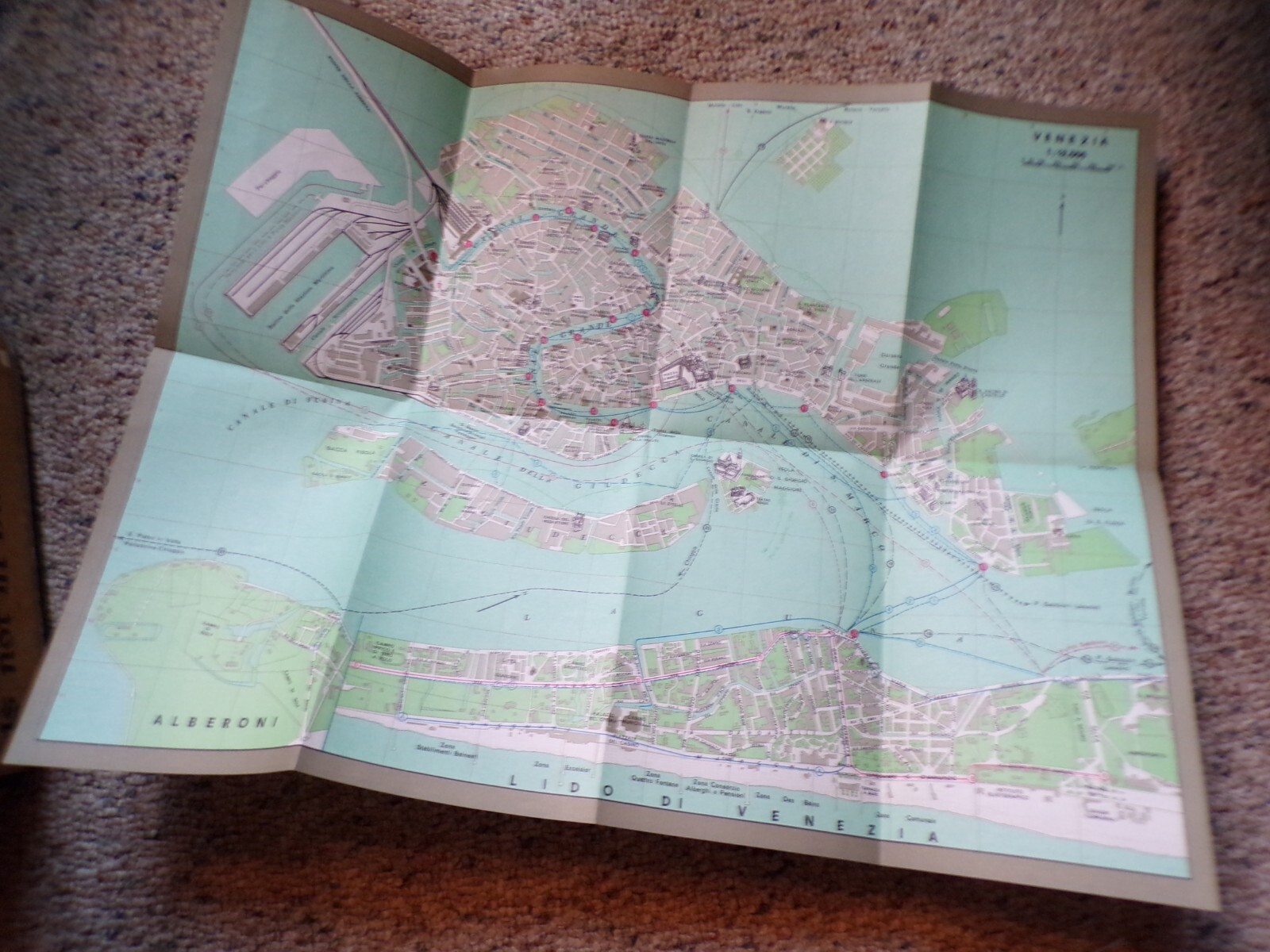 Misc Paper Lot Venice Italy Quaint Venice Guide Book, Fabrizi Pcs, Brochures +