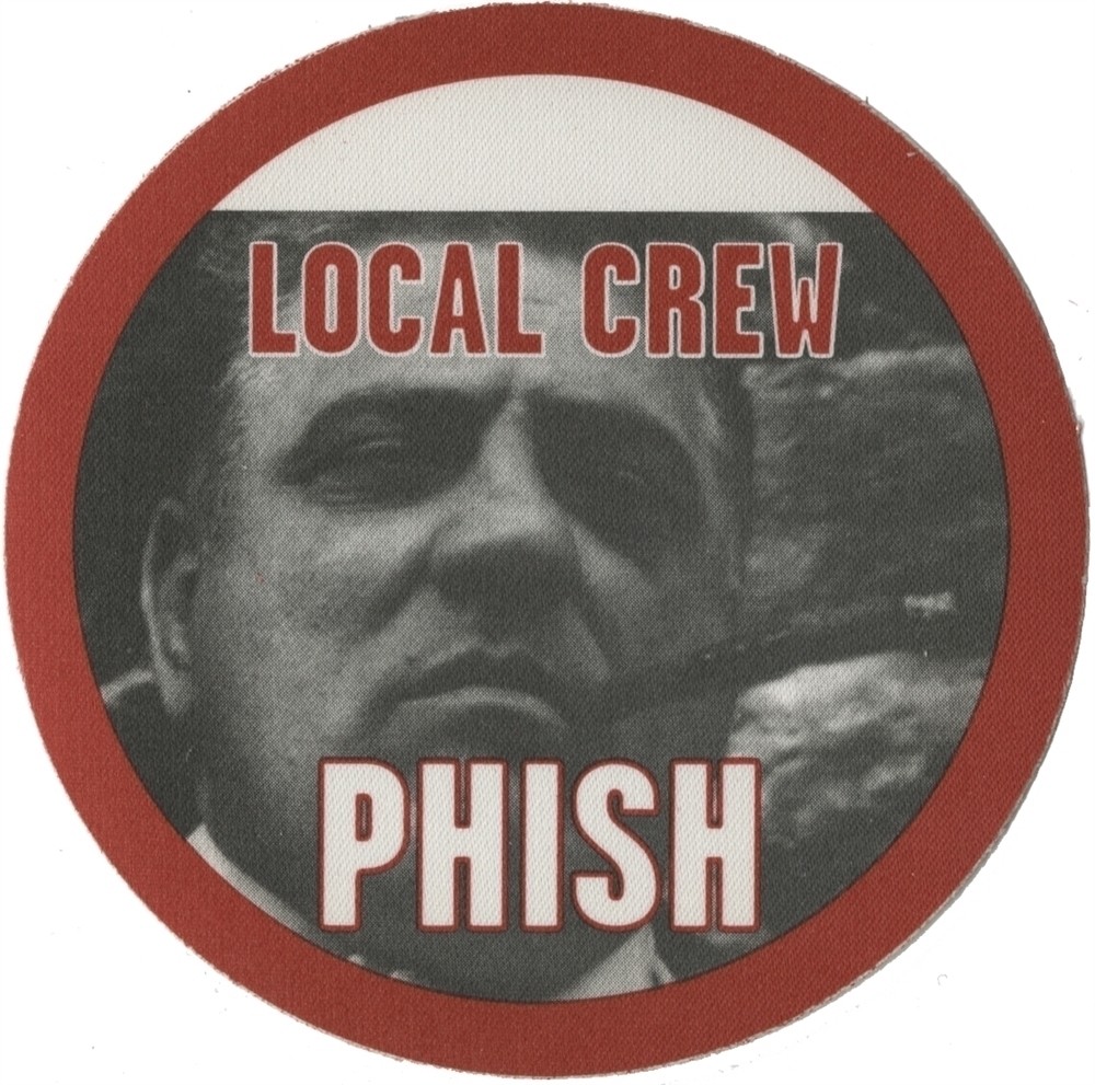 Phish 1999 The Siket Disc tour Godfather Luca Brasi Local Crew Backstage Pass