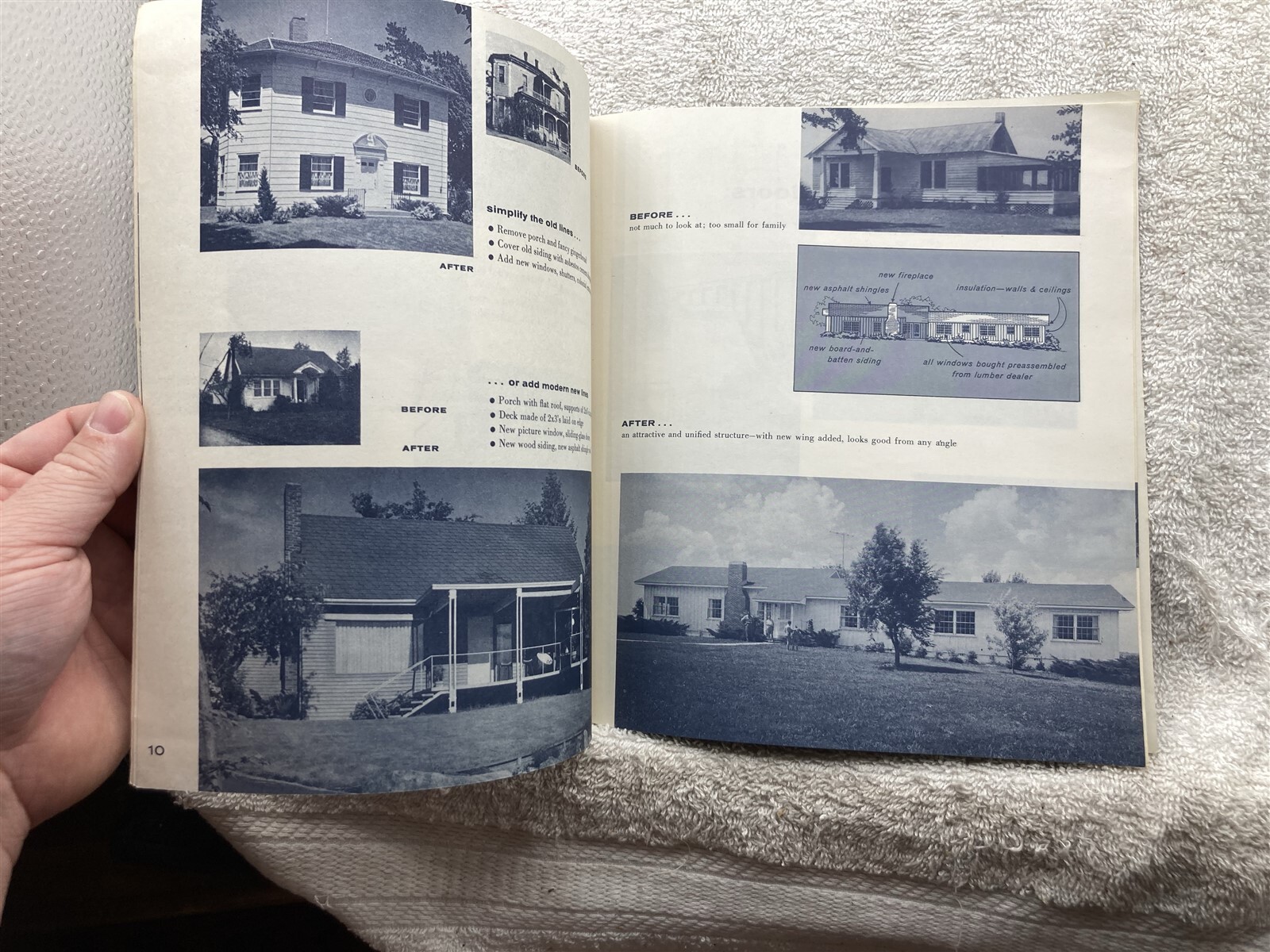 1960’s Red White Blue Home Improvement Book No. 2 Homes Exterior Popular Home