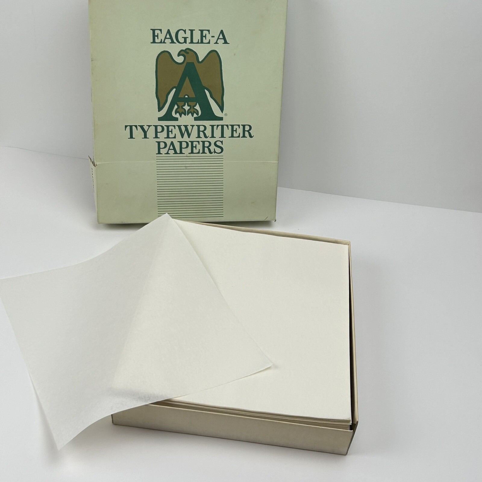 Eagle A Typewriter Paper Trojan Onion Skin F409C 8.5 x 11” -SET 10 Sheets NO BOX