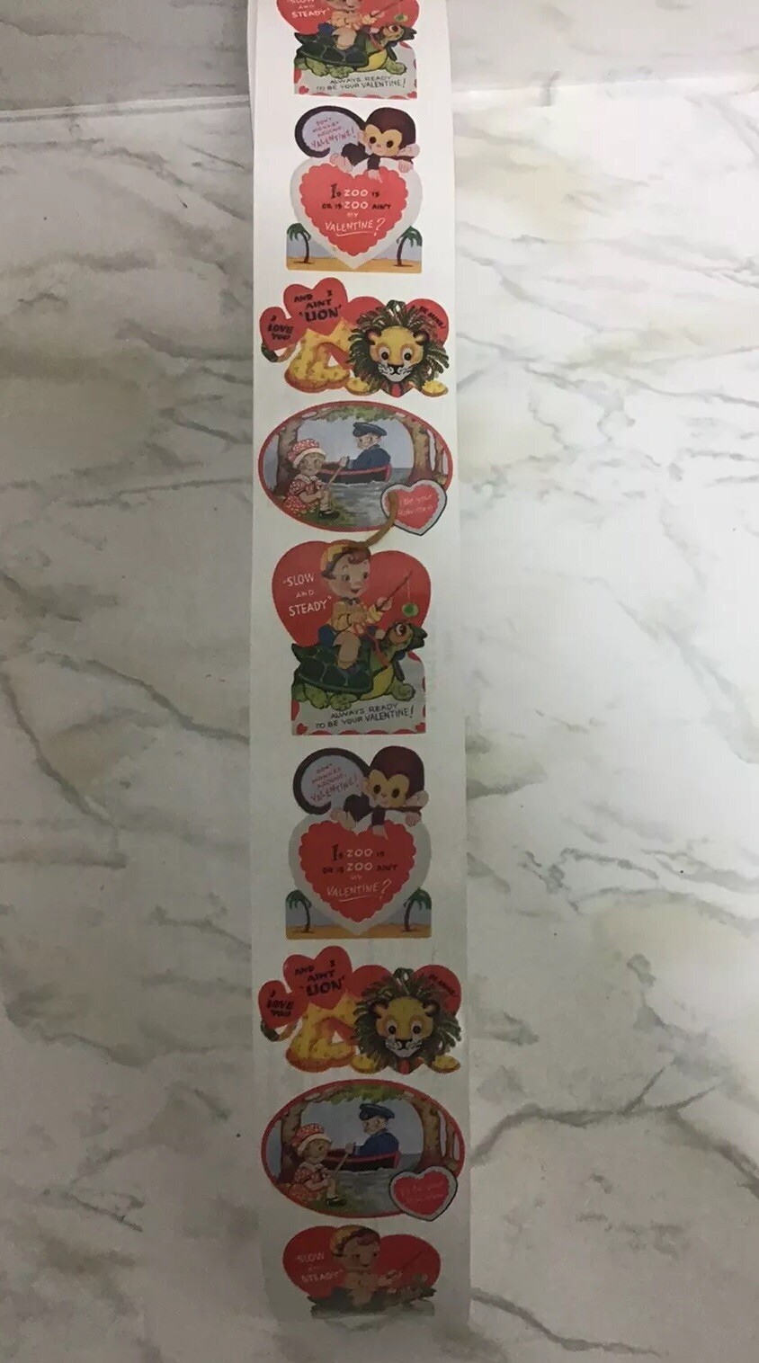 4 Sheets LOT Gifted Line Valentine’s John Grossman Stickers