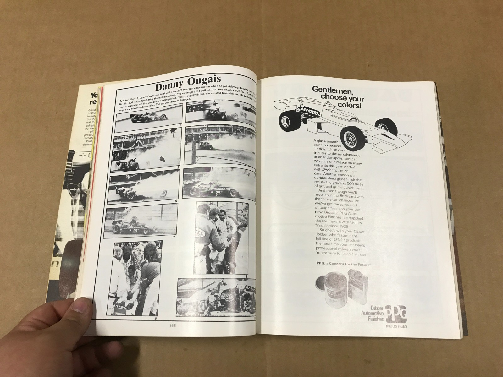 Vintage Indianapolis 500 Racing Yearbook