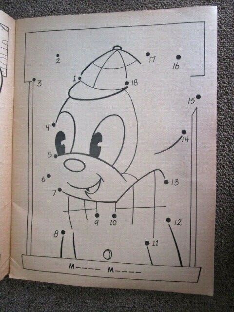Playmore Inc. MARTY MOUSE Giant Coloring Book Playmore – Unused ~ A16
