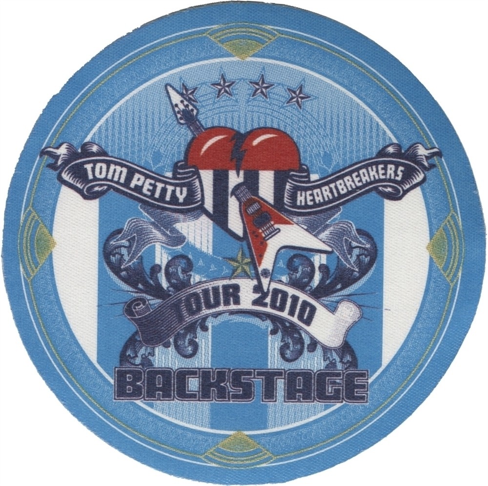 Tom Petty & the Heartbreakers 2010 Mojo concert tour All Access Backstage Pass