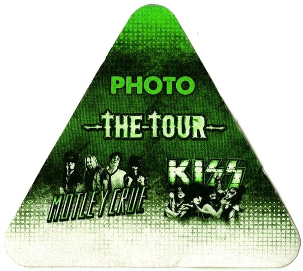KISS 2012 Monster concert tour W/ Motley Crue Photo Backstage Pass