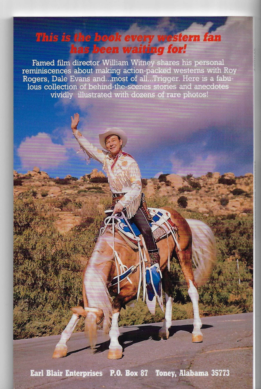 REMEMBERING TRIGGER, Roy Rogers, by William Whitney, B-Western, New condition