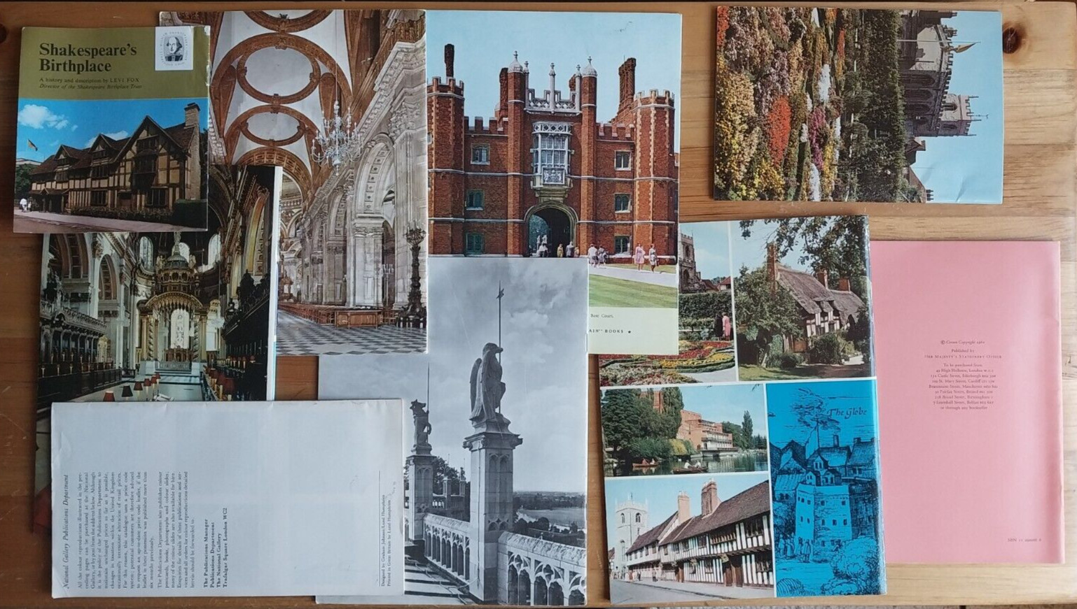 Nine 1970s London UK Souvenir Programs – Museums, Cathedrals, etc
