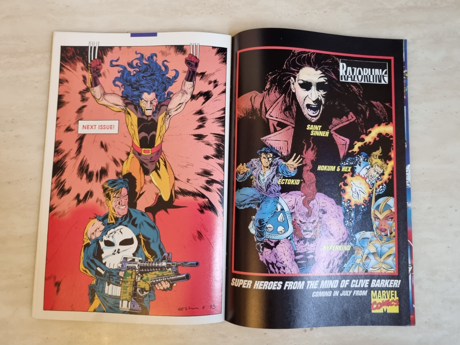 Wolverine and The Punisher Damaging Evidence No.1 October 1993