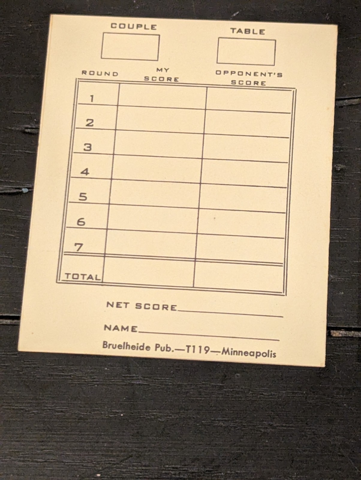 Vtg Bruelheide Bridge Tally Cards Lot Fall Autumn Trees Landscape Ephemera
