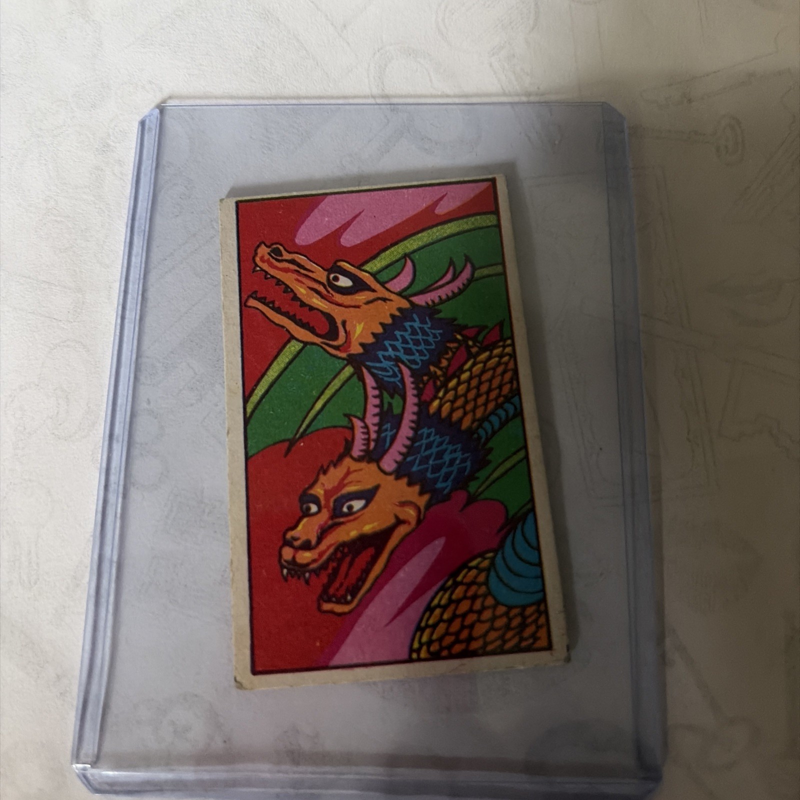 King Ghidorah Showa Retro Menko Anime Japanese Vintage Very Rare From Japan