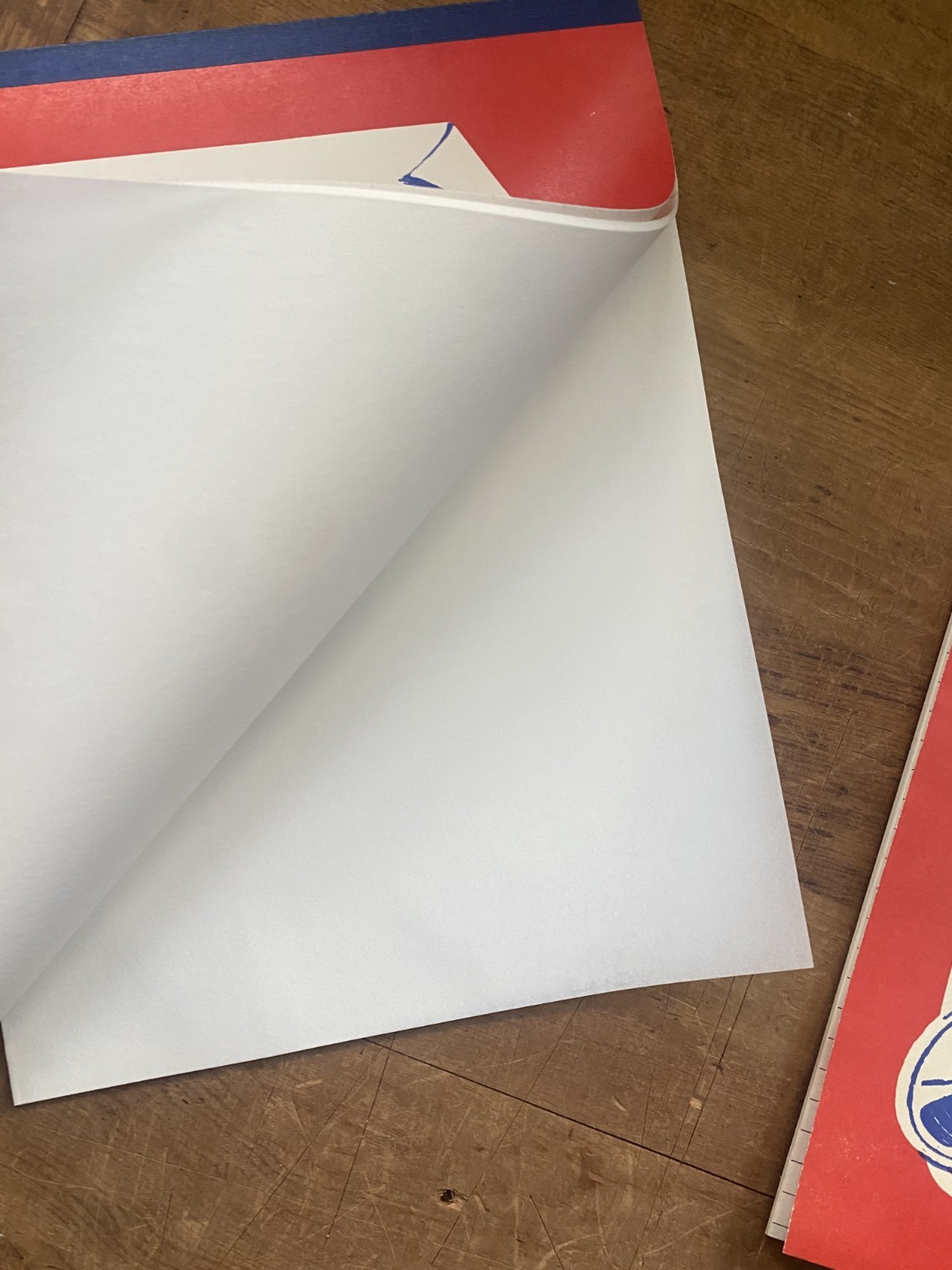 2 NOS Deadstock VTG 60’s Air Mail or Typewriter Onion Skin Paper Pads, 92 Sheets